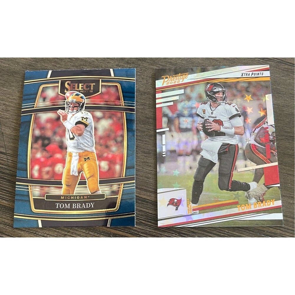 Tom Brady Michigan and Bucs card lot ALWAYS OPEN TO OFFERS!!!